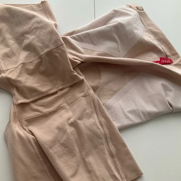 SPANX Oncore High-Waist Shaping Shorts in Light Nude - Picture 10 of 10